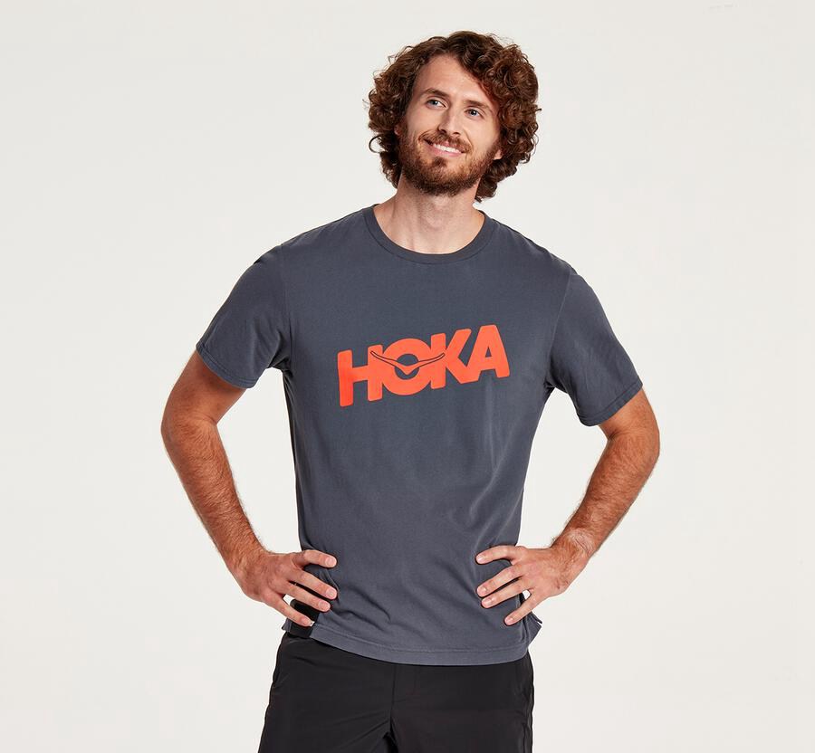 Camisa Hoka One One Hombre - Brand - Azules - CPS580971